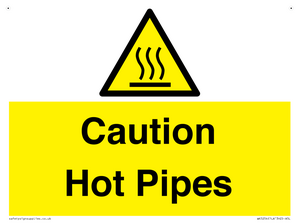 Caution Hot Pipes